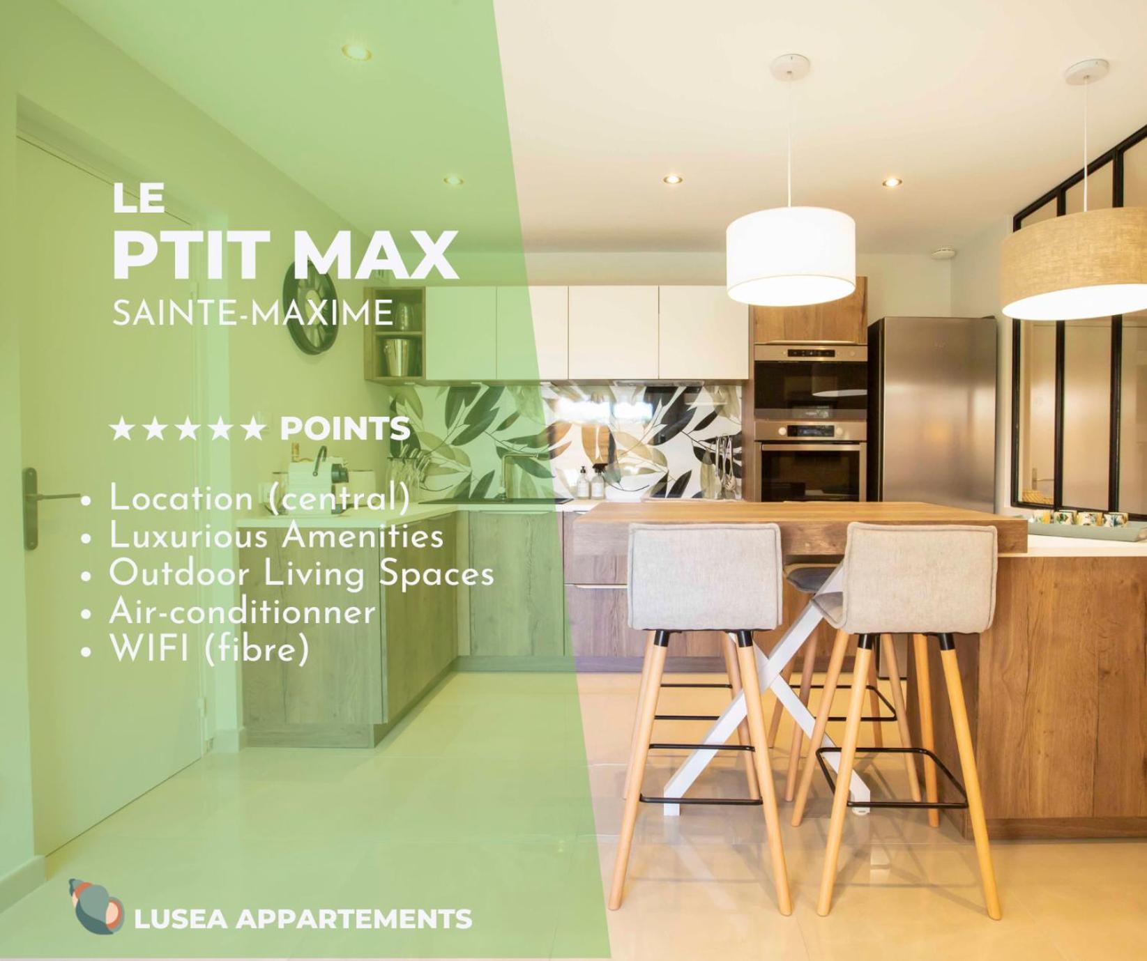 Le Ptit Max Centre Ville - Terrasse 圣马克西姆 外观 照片
